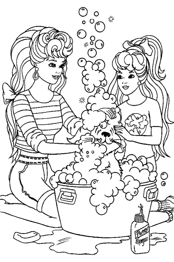 567x850 Barbie Coloring Pages Overview With Great Barbie Sheets