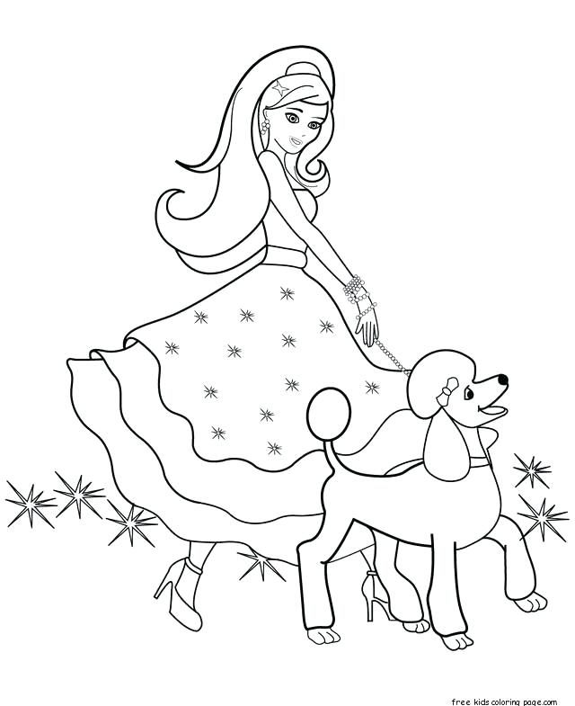 640x785 Barbie Dream House Coloring Pages
