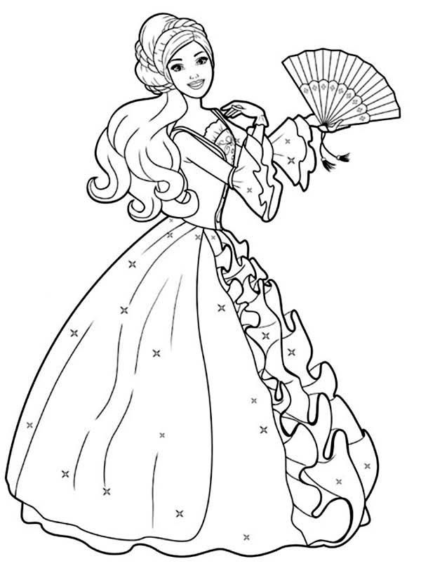 Barbie Doll Coloring Pages