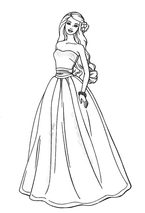 600x882 Awesome Barbie Doll Coloring Page Suad Barbie Doll