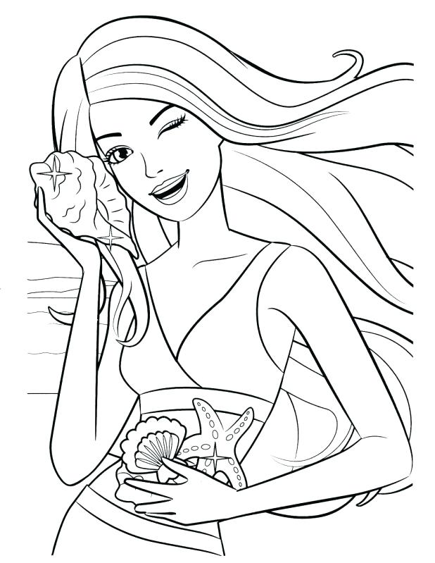 618x799 Barbie Color Me Cute Kids Coloring Color Alive Coloring Pages Free