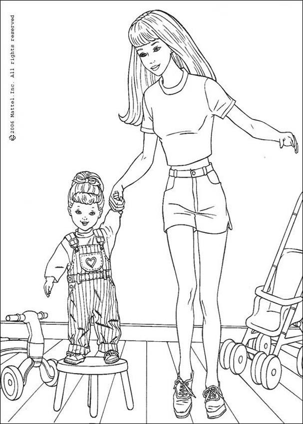 607x850 Barbie Coloring Pages Free Coloring Pages