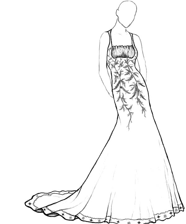 600x720 Dress Coloring Pages Elegant Barbie Dress Coloring Pages Coloring