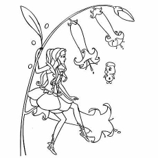230x230 Top Free Printable Barbie Coloring Pages Online