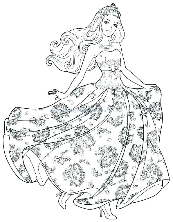 Barbie Fashion Coloring Pages at GetDrawings | Free download