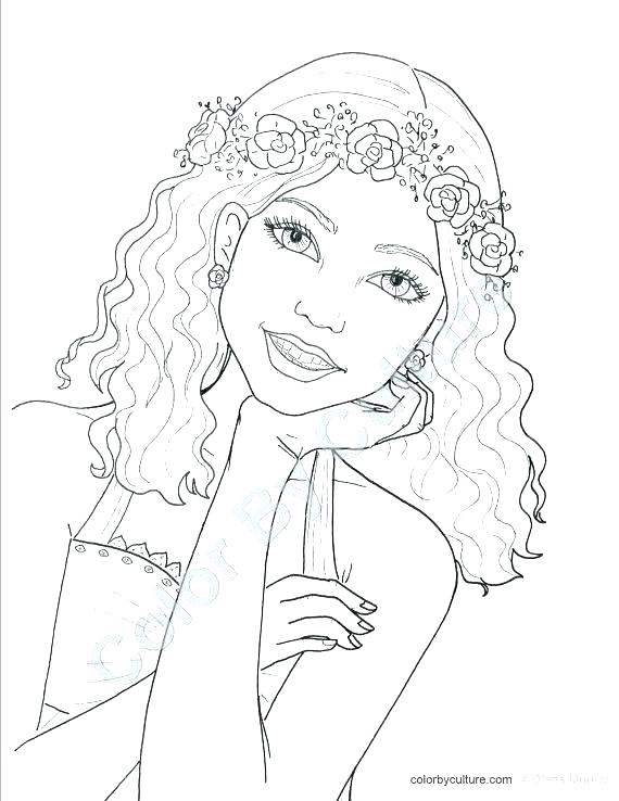 570x738 Fashion Coloring Pages Fashion Show In Monster High Coloring Page