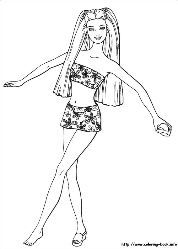 567x794 Barbie Coloring Pages On Coloring