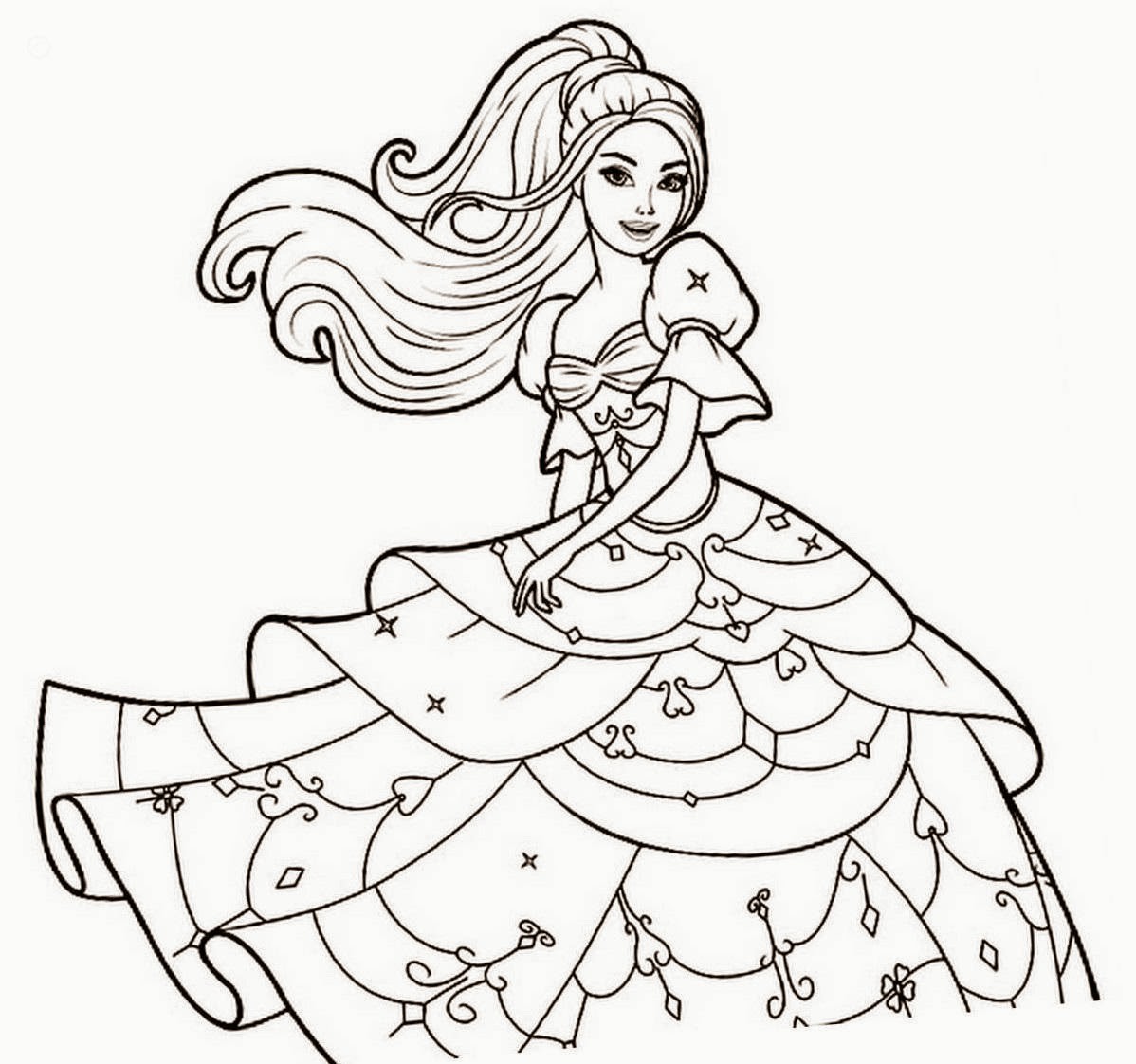 1198x1122 Now Barbie Coloring Books Pages Free