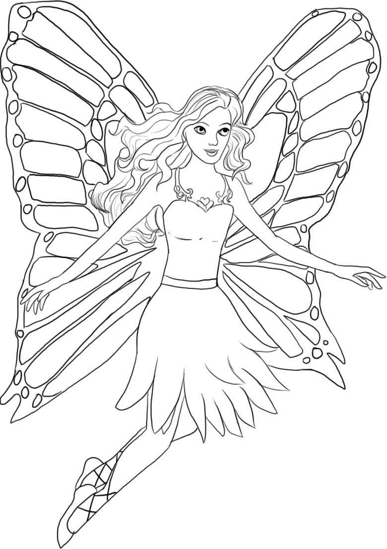 780x1106 Barbie Halloween Coloring Pages