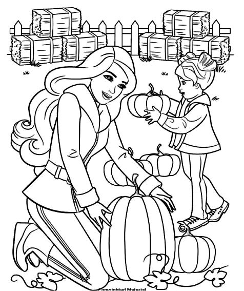 476x567 Barbie Halloween Coloring Pages