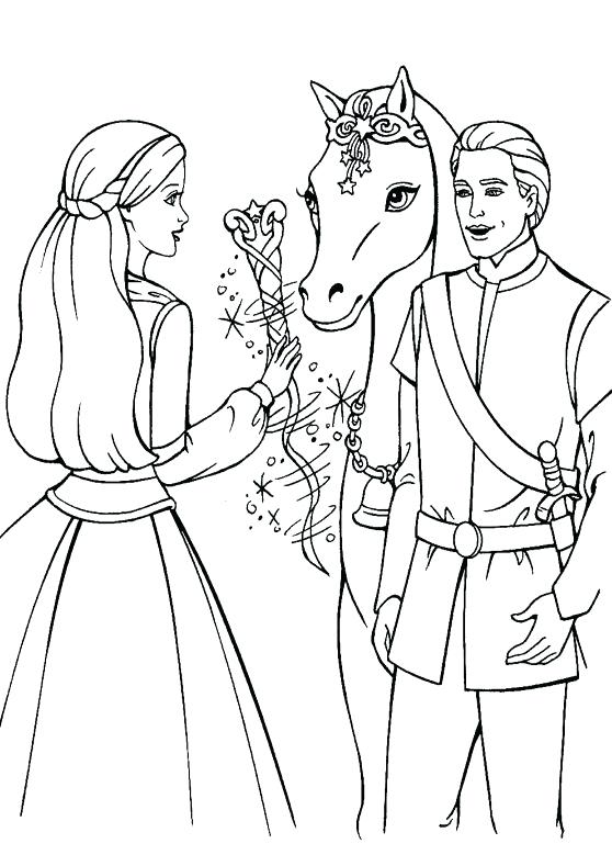 558x779 Barbie Horse Coloring Pages Barbie In The Coloring Sheets Coloring
