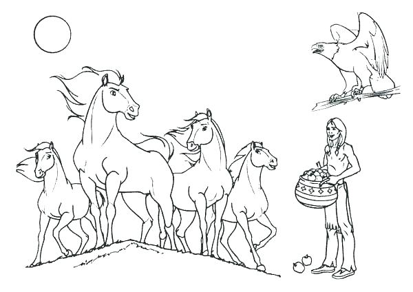 600x424 Barbie Horse Coloring Pages Free Of A Page Color As Well Horses