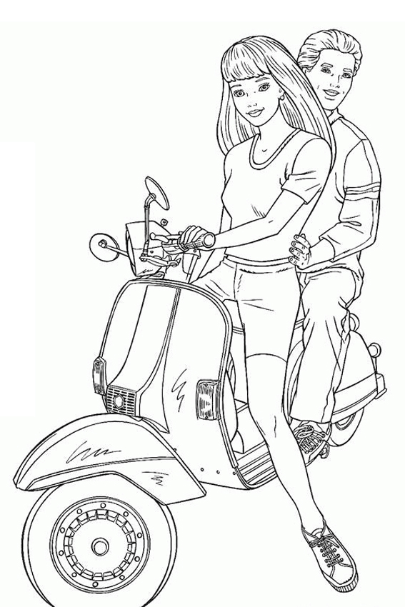 567x850 Barbie Coloring Pages Overview With Great Barbie Sheets