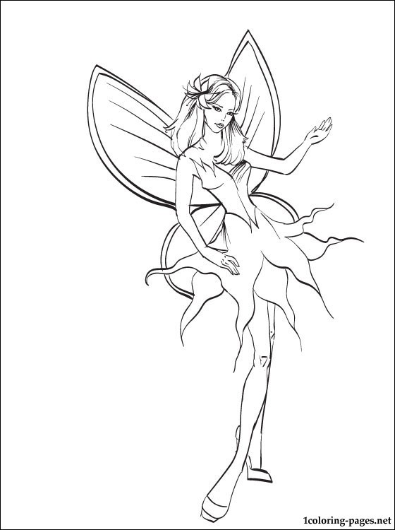 560x750 Barbie Mariposa Coloring Page For Kids Coloring Pages