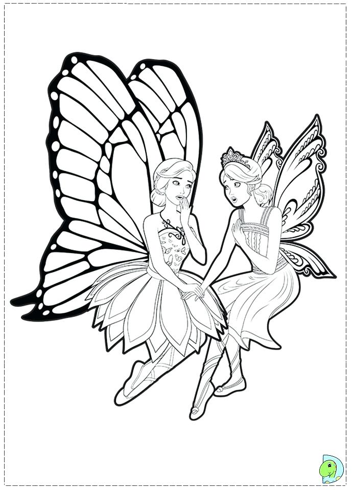 691x960 Coloring Pages Barbie Mariposa Coloring Pages For Adults Free