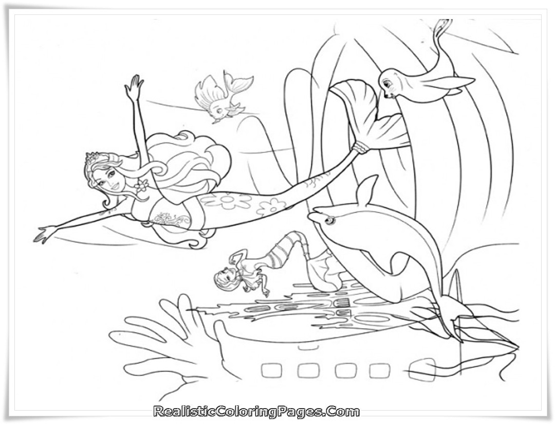 1080x824 Free Coloring Pages Barbie Mermaid New