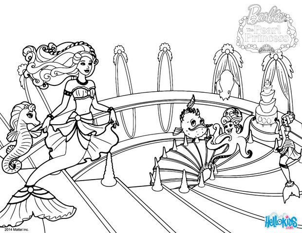 620x480 Barbie Princess Mermaid Coloring Pages Lumina Princess Mermaid