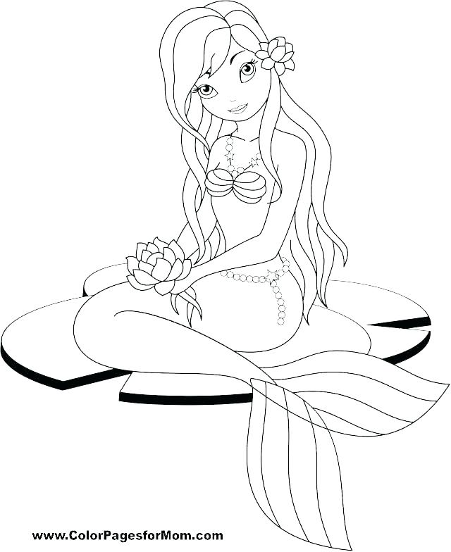 640x784 Barbie Mermaid Printable Colouring Pages Coloring Page Colori