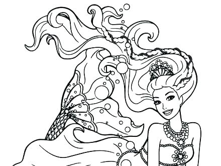 440x330 Best Barbie Coloring Pages Images On Coloring Barbie As