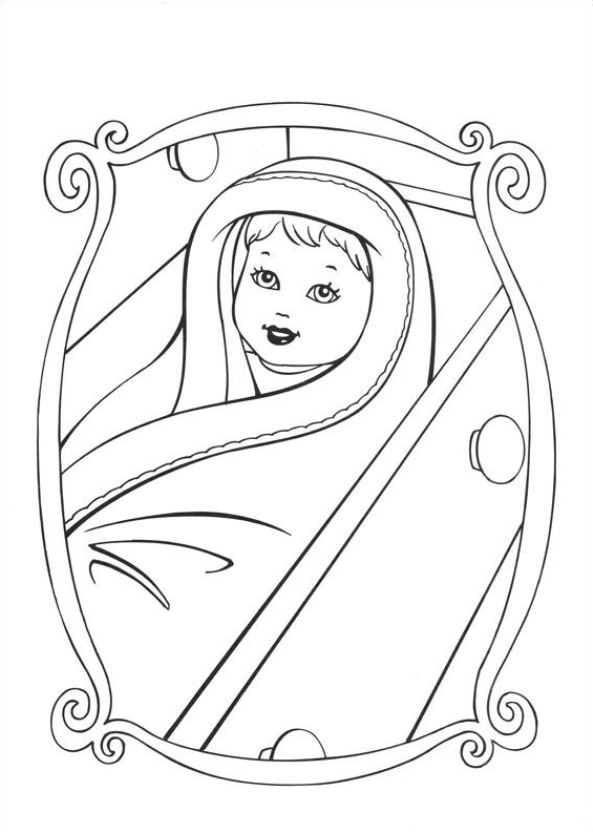 593x832 Kids N Coloring Pages Of Barbie, Princess
