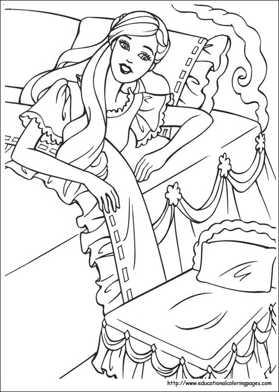567x794 Barbie Princess And Pauper Coloring Pages