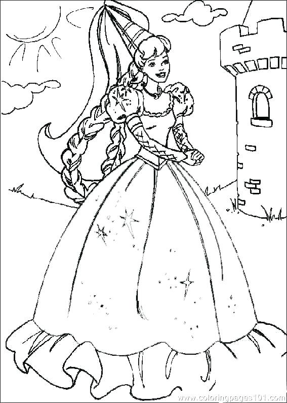 567x794 Best Princess Coloring Pages Free Printable Princesses With New