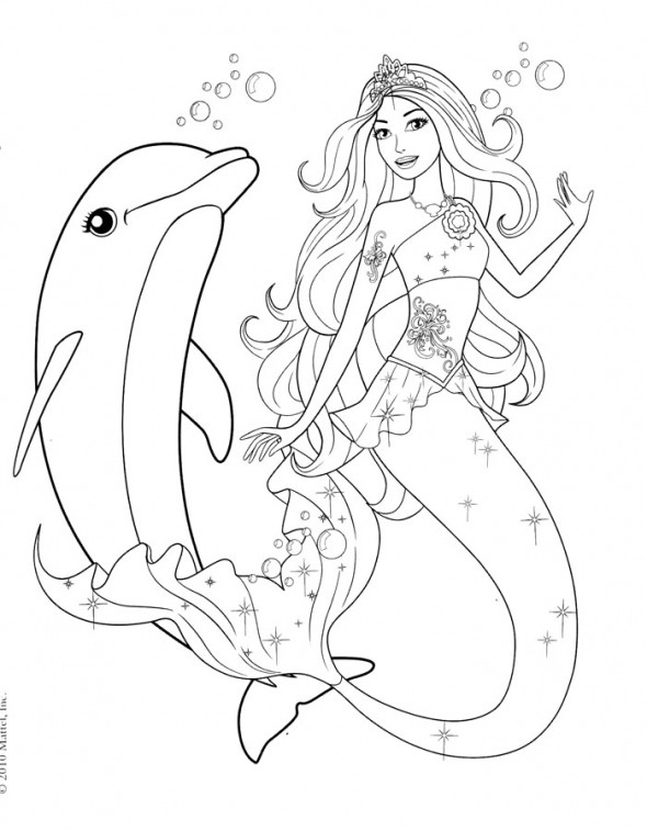 590x757 Barbie Pearl Princess Coloring Pages Awesome Barbie Mermaid