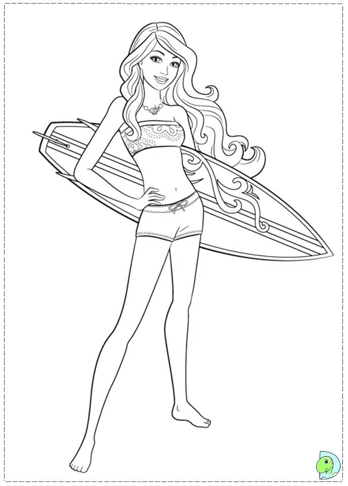 688x960 Barbie Pictures To Color Also Barbie In A Mermaid Tale Coloring