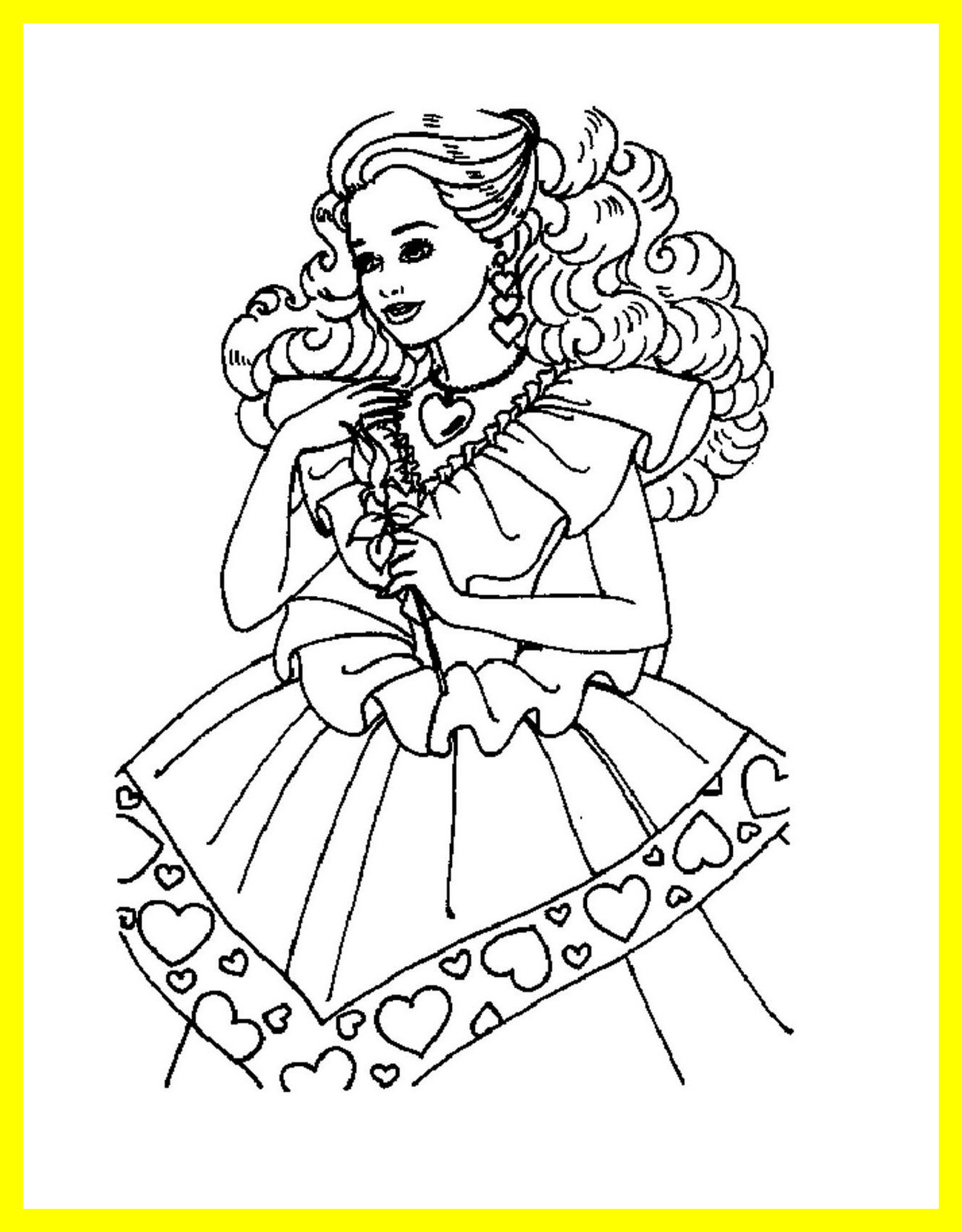 1298x1662 Awesome Princess Barbie Disney Coloring Pages Pict Of Mermaid