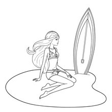 220x220 Barbie In A Mermaid Tale Coloring Pages