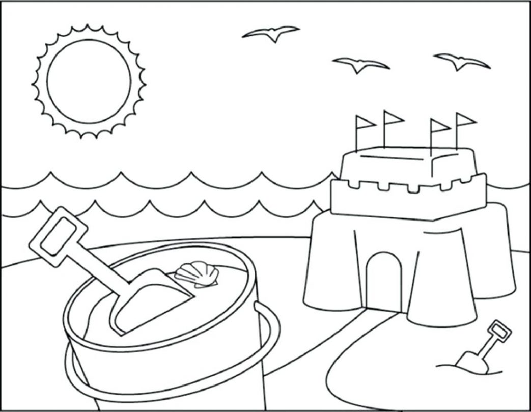 1043x809 Coloring Pages Online Christmas Barbie And Ken On A Beach Nature