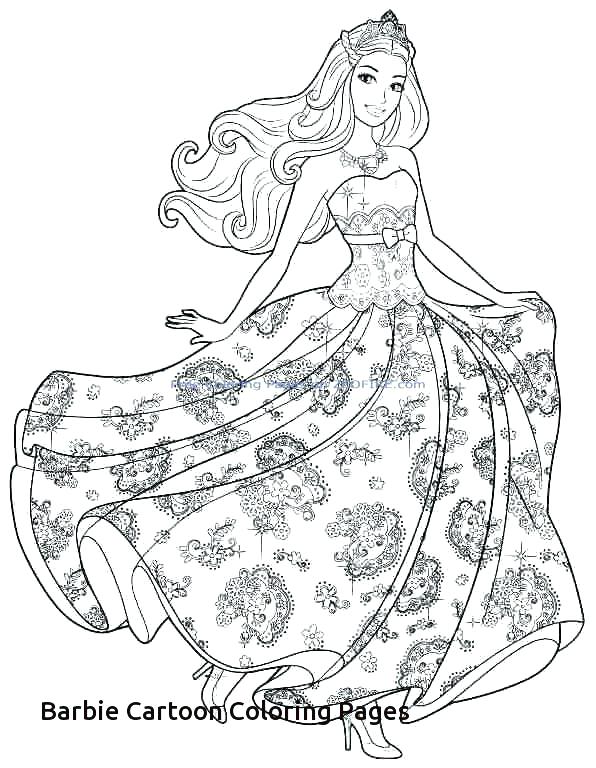 596x768 Elegant Barbie Coloring Pages For Kids And Coloring Pages