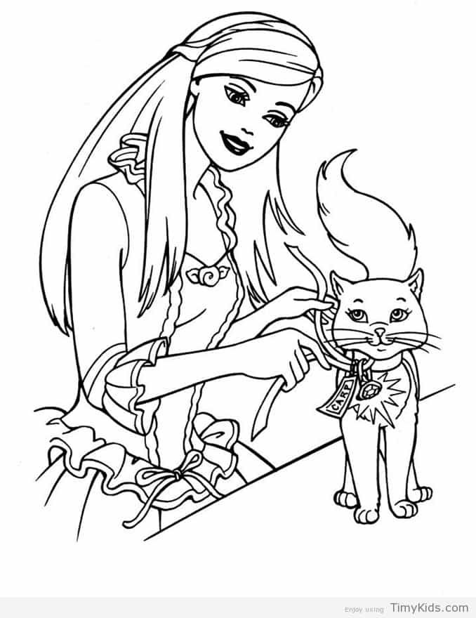 678x880 Barbie Coloring Pages Html