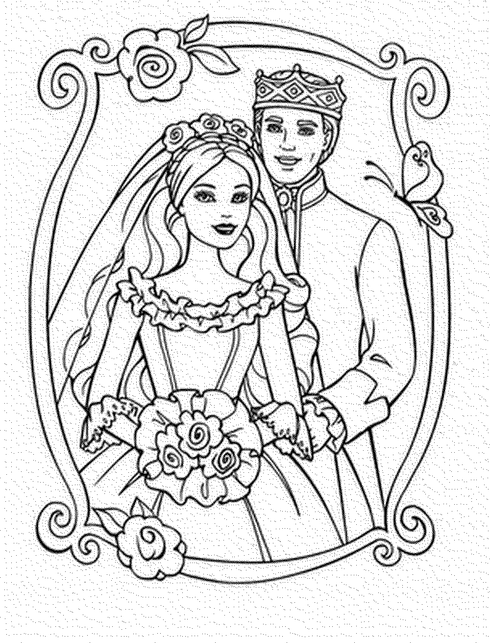 1000x1311 Barbies Coloring Pages
