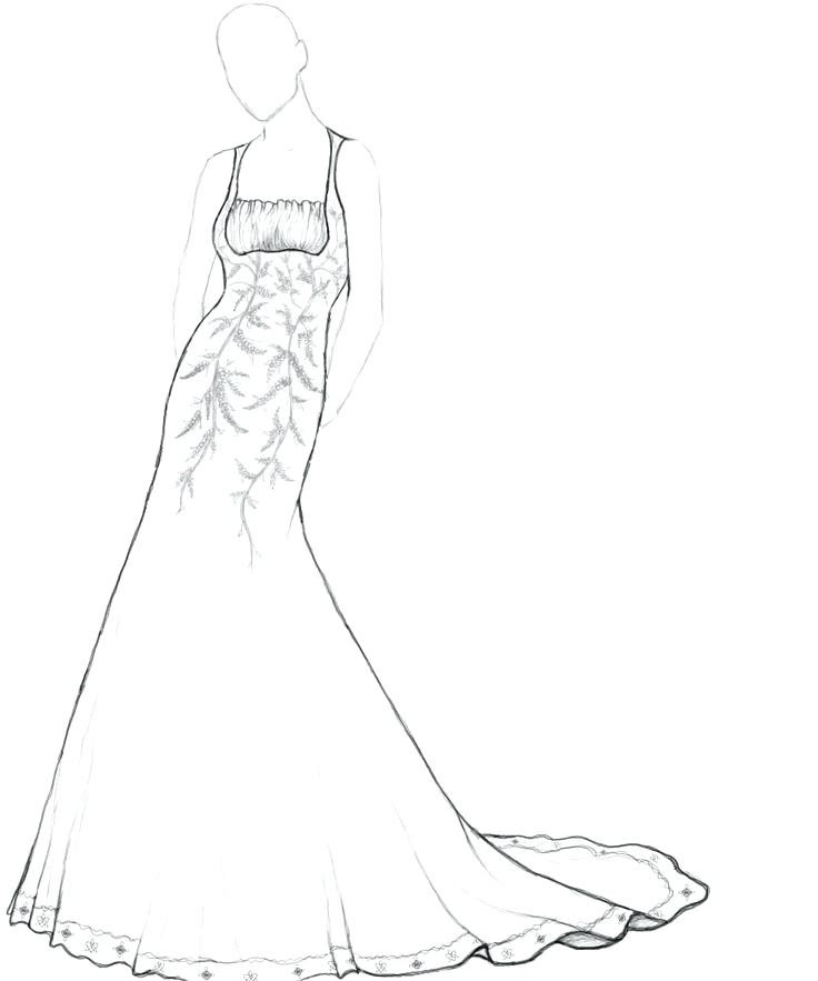 736x883 Dresses Coloring Pages Dress Coloring Pages Creative Kitchen