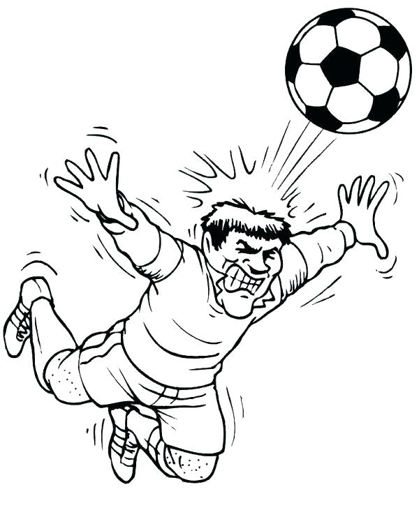 600x741 Soccer Coloring Pages Barcelona World Cup Printable Player Kicking