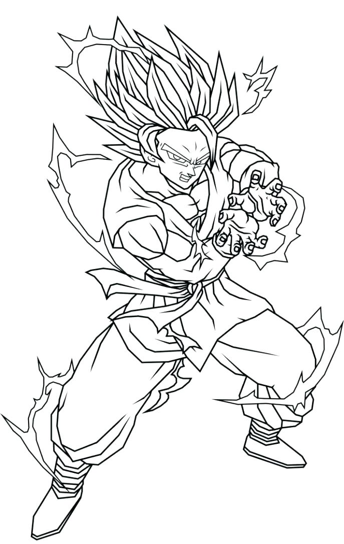 Bardock Coloring Pages at GetDrawings | Free download