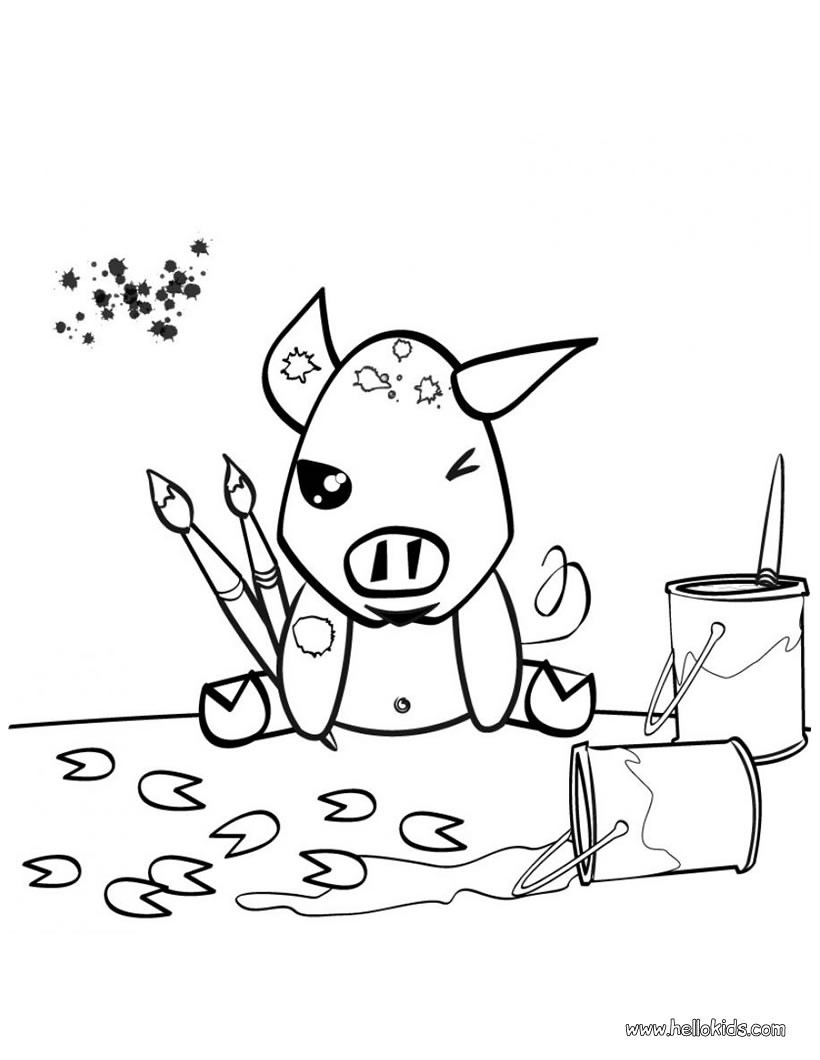 820x1060 Farm Animal Coloring Pages