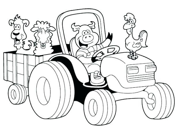 618x464 Farm Animal Coloring Pages Icontent
