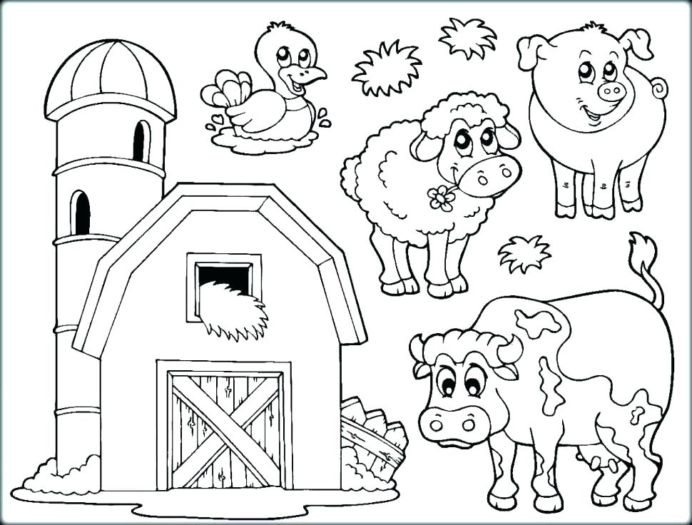 970x736 Barn Coloring Pages On Barn Coloring Page Back At The Barnyard