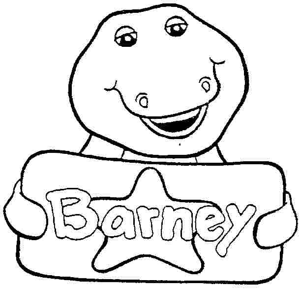 610x586 Coloring Sheets Cartoon Barney And Friends
