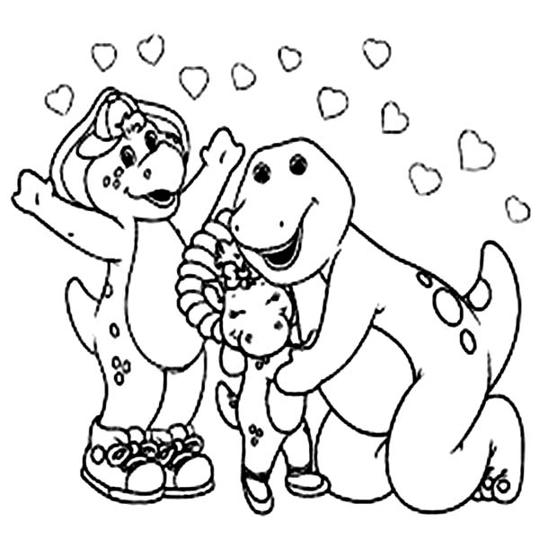 600x600 Baby Bop Coloring Pages