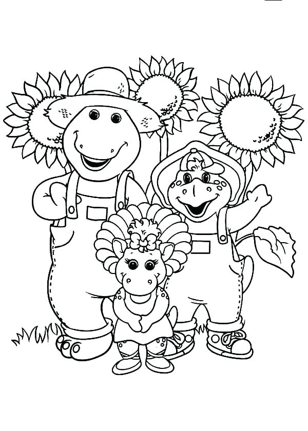 600x840 Barney And Friends Coloring Pages Barney Barney Friends Coloring