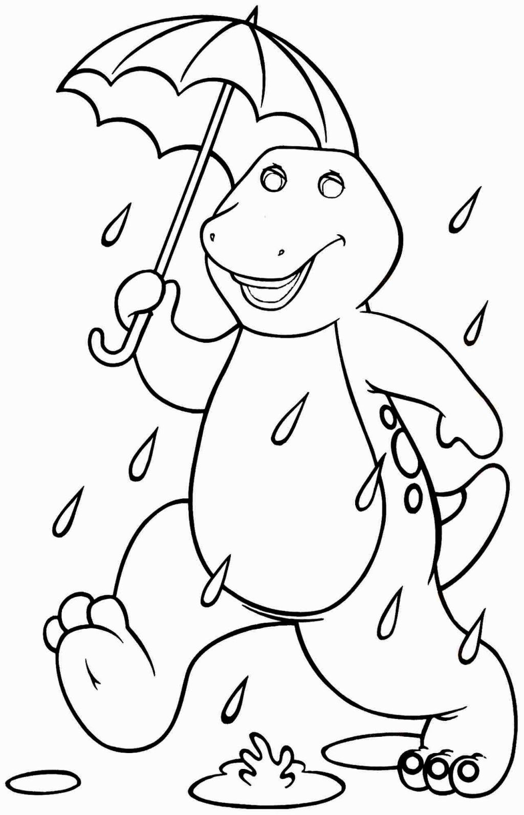 1024x1593 Barney Printable Coloring Pages Barney Coloring Pages