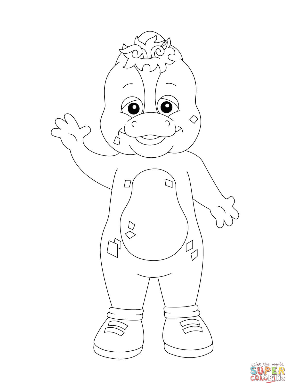 1200x1600 Barney And Friends Coloring Pages Free Coloring Pages Barney