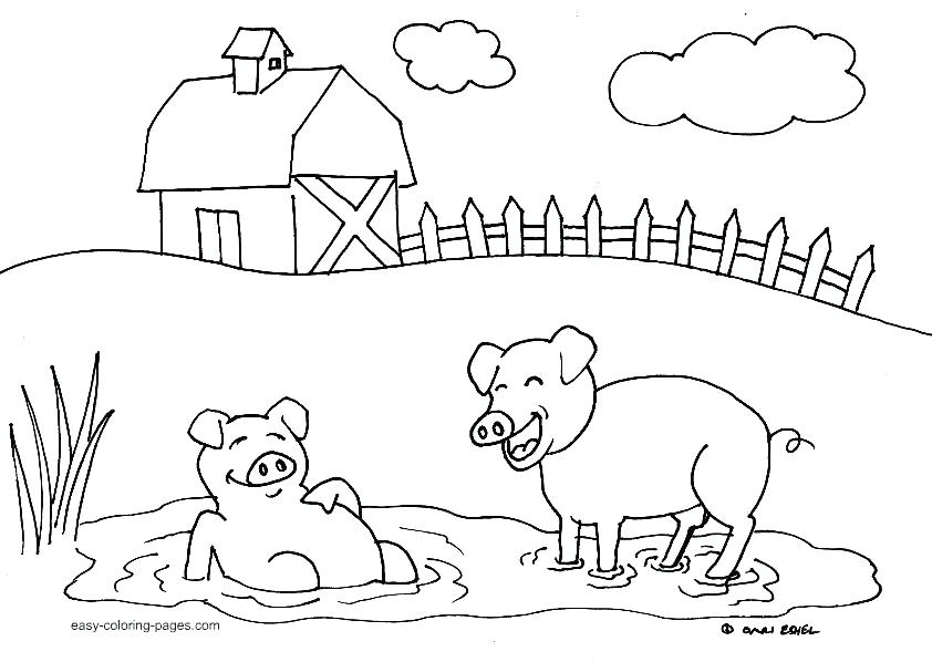 842x598 Farm Animals Coloring Pages Free Farm Coloring Pages Farm Animals