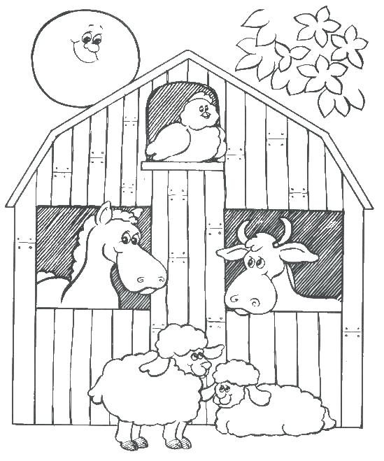 549x659 Farm Animals Colouring Farm Animal Coloring Pages Attractive