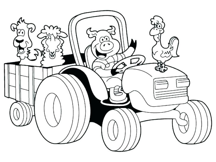 728x546 Farm Color Pages Farm Animals Coloring Pages For Kids Printable Co