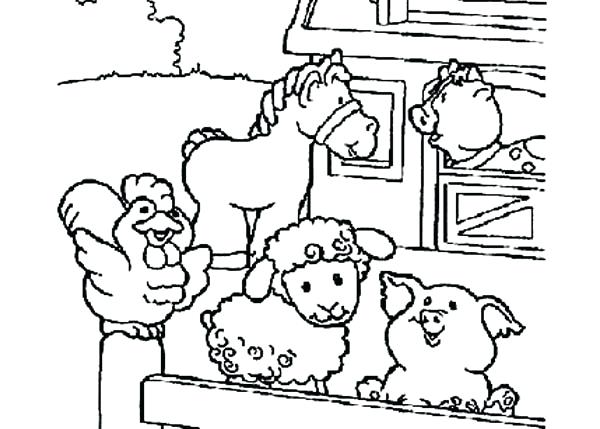 600x429 Farm Crafts And Activities With Farm Coloring Pages Page Farm
