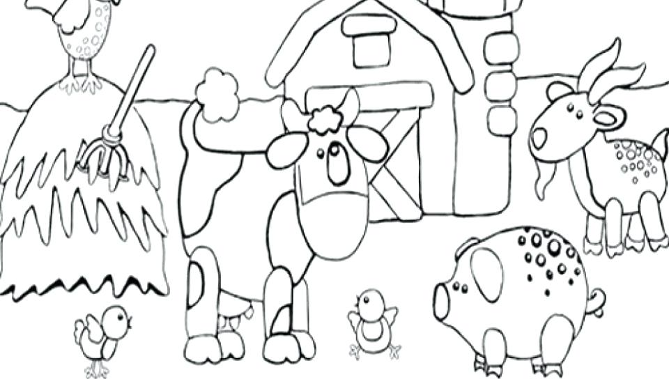 960x544 Barnyard Animals Coloring Pages Barnyard Animals Coloring Pages